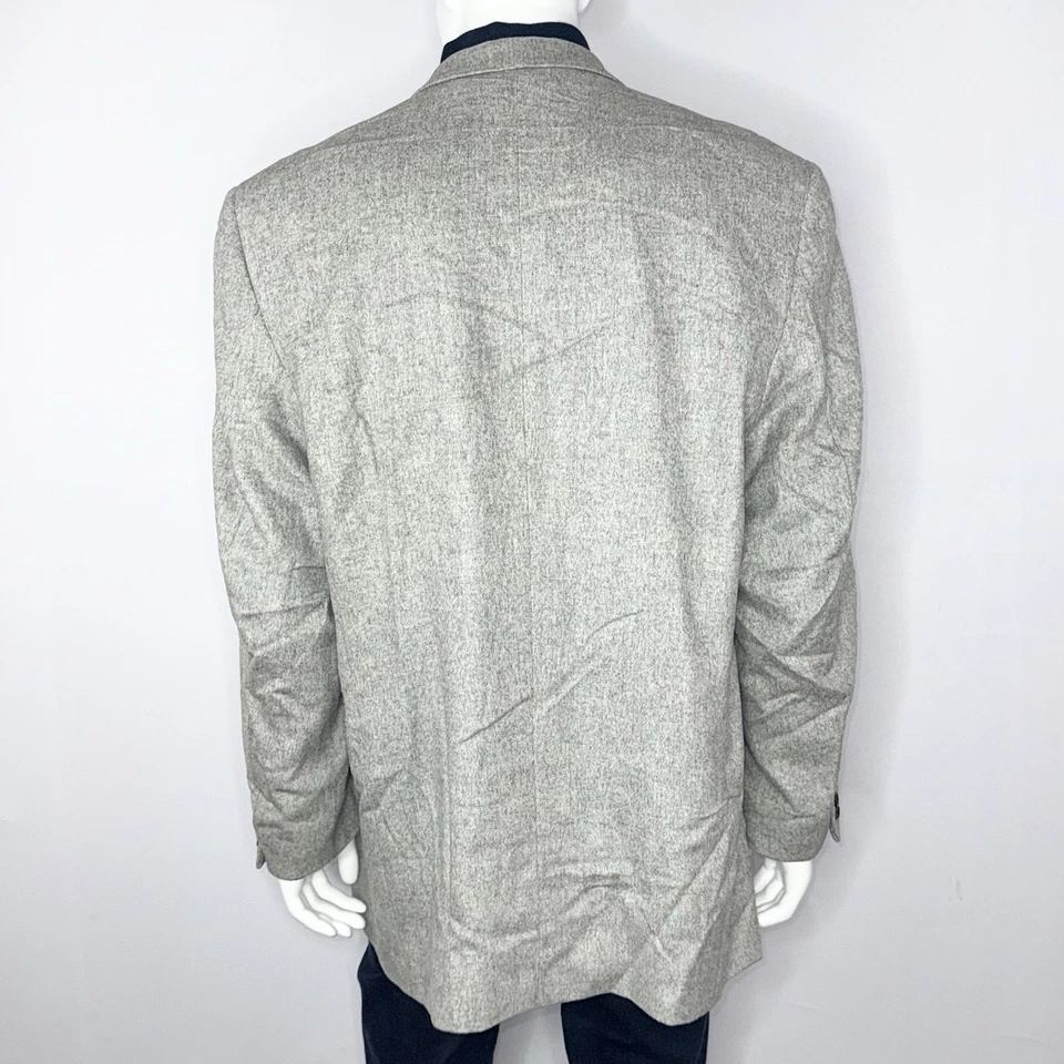 Chaqueta Blazer Abrigo Deportivo Paul Fredrick 100% Cabello Camel Doble Pecho Para Hombre 54L Foto 4 de 4