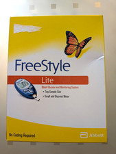 NEW Sealed FreeStyle Lite Blood Glucose Meter Starter Kit