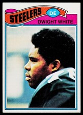 Dwight White, 1977 Topps, #75, Pittsburgh Steelers,