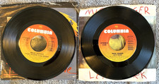 45 RPM Mick Jagger Lot of 2 Let's Work and Lucky in Love N-MINT Vinyl