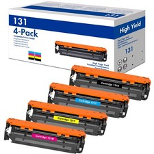 4 Pack Toner Set CRG131 For Canon 131 ImageClass LBP-7100 7110 MF8280 8230 CN CW