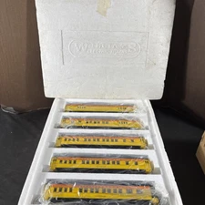 WILLIAMS ELECTRIC TRAINS O GAUGE CHESAPEAKE & OHIO 2514 FIVE-CAR PASSENGER SET