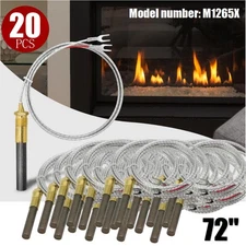 20X Thermopile 72″ 750 mV Two-Lead For Bakers Pride Pizza Oven Model 151 201 251