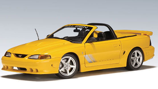 FORD MUSTANG SALEEN S351 CONVERTIBLE YELLOW AUTOart 1:18 FORD MUSTANG SALEEN S351 CONVERTIBLE YELLOW AUTOart 1:18