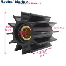 Flexible Impeller for Sherwood 18000K CEF 500182 Cummins 4019403 4933743 1230492