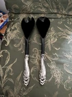 GORHAM STERLING DECOR ST HANDLE SALAD  SERVING SET 2 PIECE  1953  12 INCHES