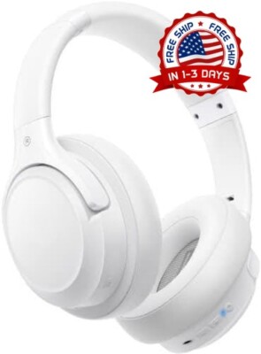 Auriculares Bluetooth supraaurales con 65 horas de reproducción inalámbrica NEW