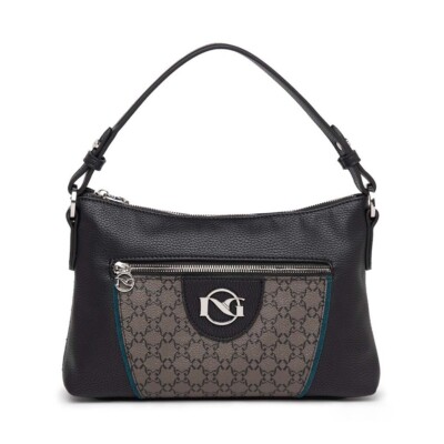 Damentasche - SCHWARZE GÄRTEN Art. I343560D 100 Tasche SCHWARZ TAUPE