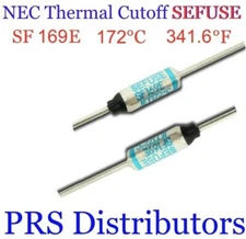 SF169E SEFUSE Cutoffs NEC Thermal Fuse 172°C  341.6°F 250V 10A New USA SELLER 