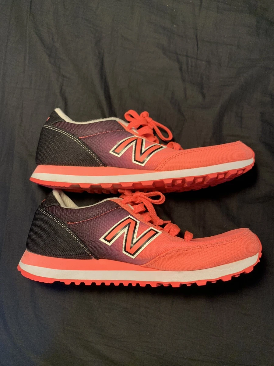New Balance 501 Trainers Women Running Sneaker Shoes Size 9 Pink Black Pink Sole