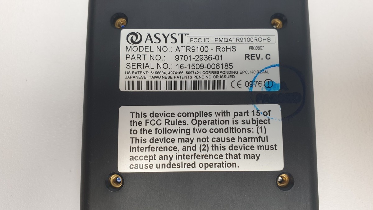 Asyst Advantag 9100 ATR9100-RoHS Node Address Ethernet Module, P/N