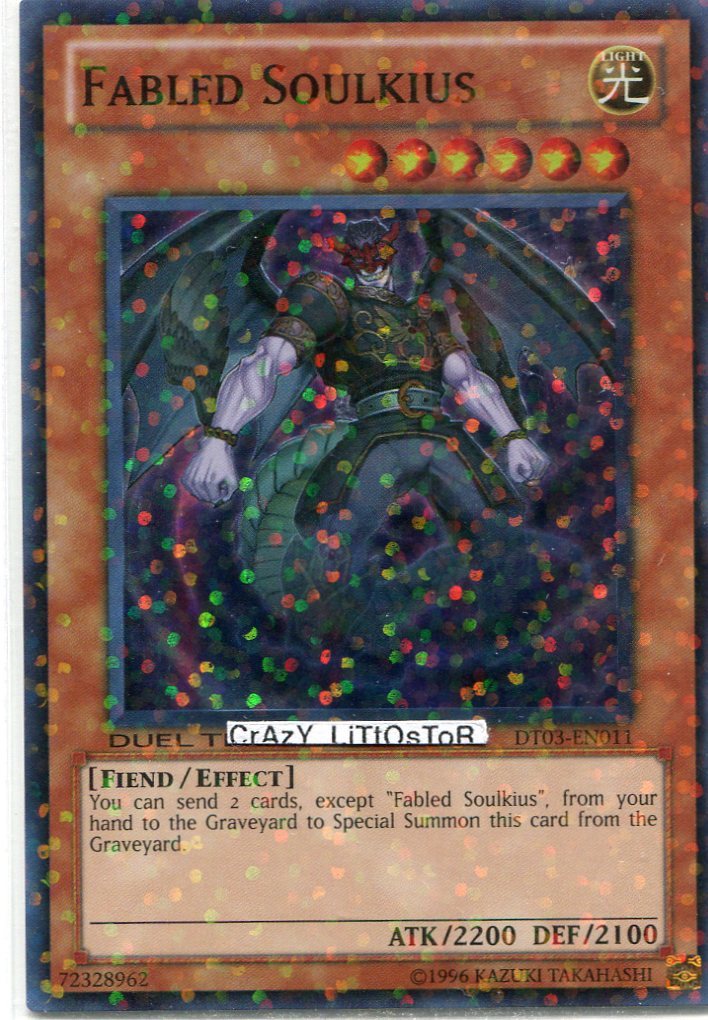 YU-GI-OH! – Fabled Soulkius (HA03-EN004) Secret Rare – Sammelkarte Aus Hidden Arsenal 3 – Unlimited Edition