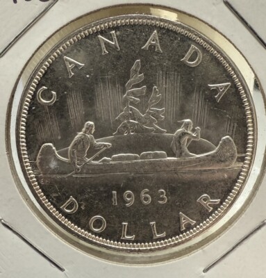 1963 Canadian Silver Dollar Coins 80% $1 - gem | eBay