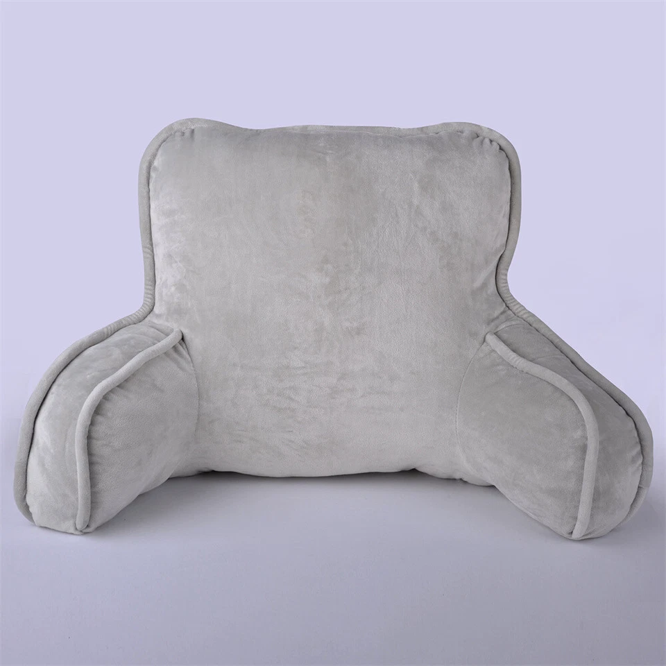 Super Soft Reading Pillow with Arms–Cozy Plush Backrest for Bed Couch Dorm Gifts - Image 4 of 4