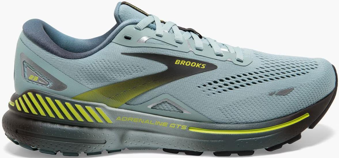 Brooks Adrenaline GTS 23 Mens Running Shoes Blue Grey Yellow 1103911D458 Sz 12.5 Brooks Adrenaline GTS 23 Mens Sneaker – Campmor main image 3