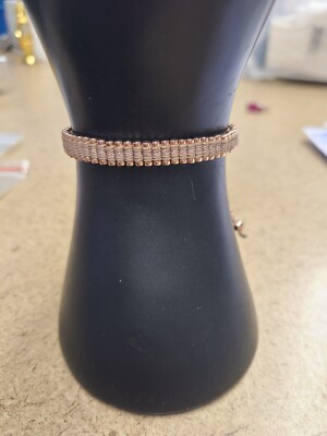 Links Of London Friendship Mini Rose Gold Vermeil Taupe/Copper