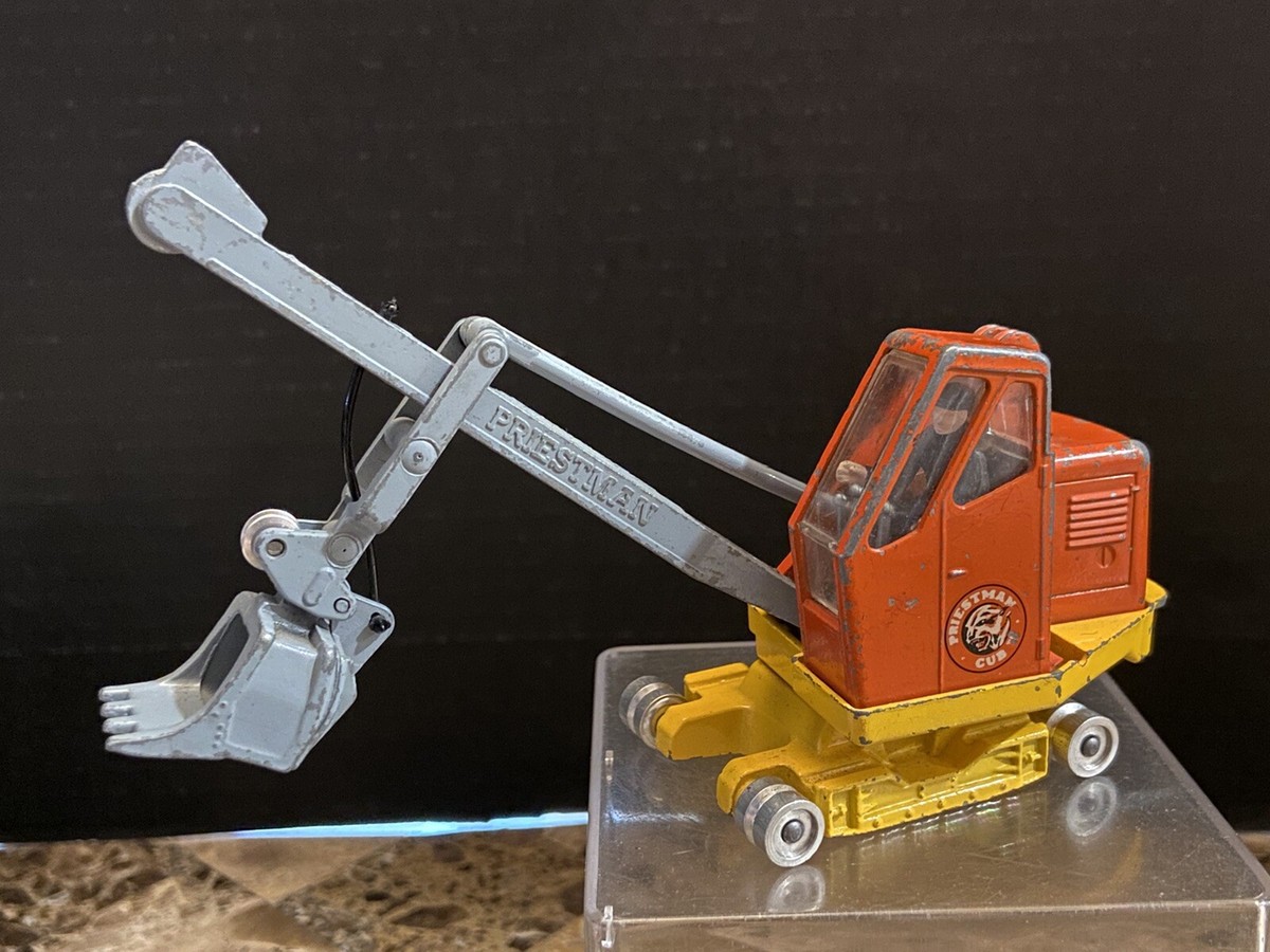 VINTAGE CORGI MAJOR TOYS # 1128 PRIESTMAN CUB SHOVEL DIECAST