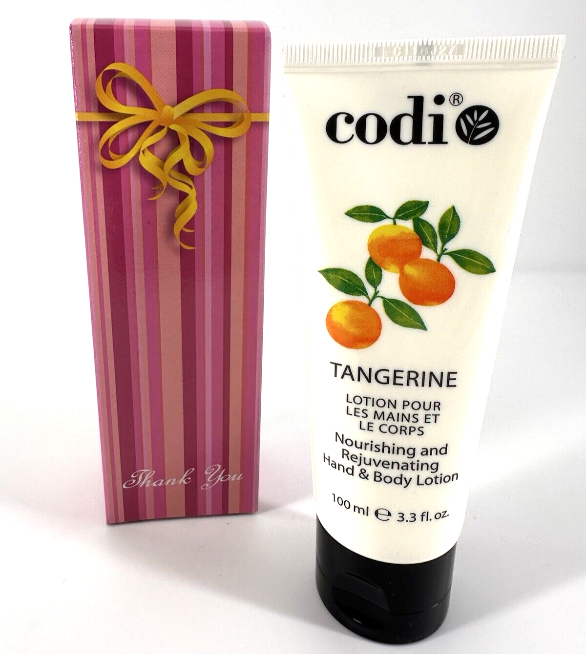 Codi TANGERINE Hand and Body Lotion, 3.3 fl. oz./100 ml.