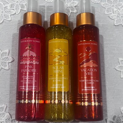 Bath & Body Works Diamond Shimmer Sparkle Mist 4.9 oz Scented Spray New You Pick