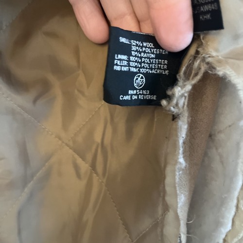 Sean John Mens Wool Blend Bomber Jacket Size XXL, Tan, Fully Lined Read - Picture 12 of 22
