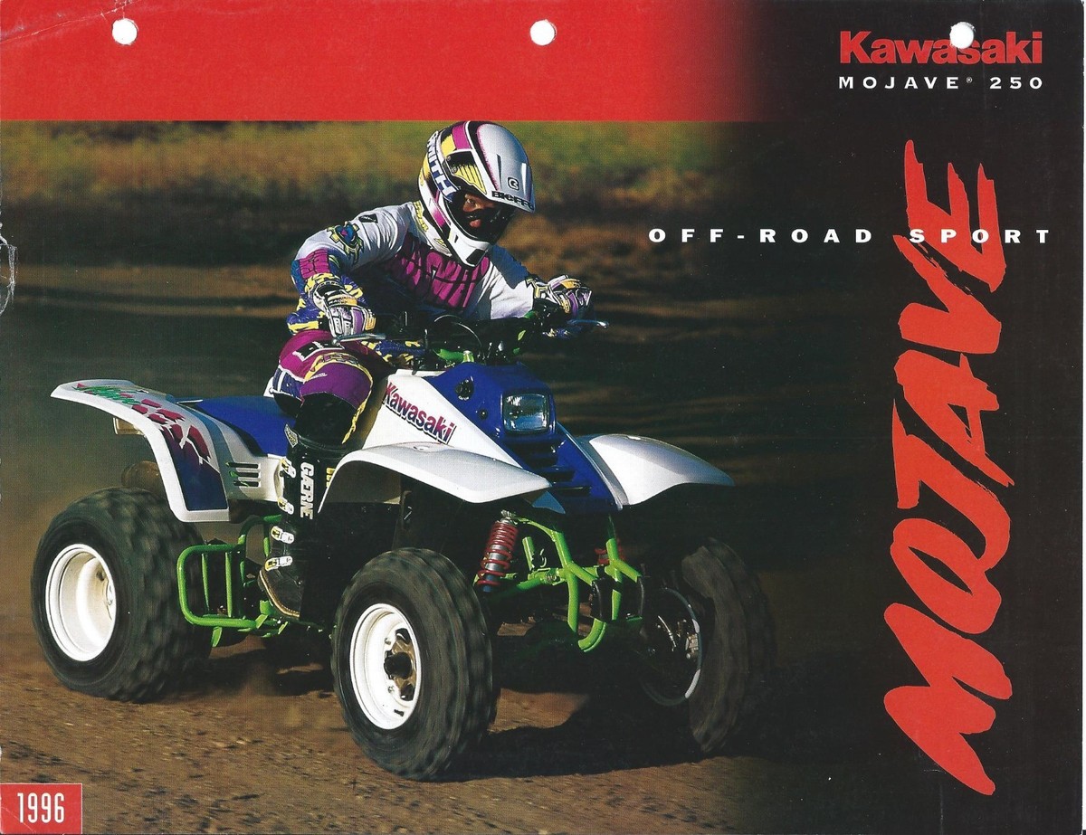 ATV Brochure - Kawasaki - Mojave 250 - 1996 (V138) | eBay