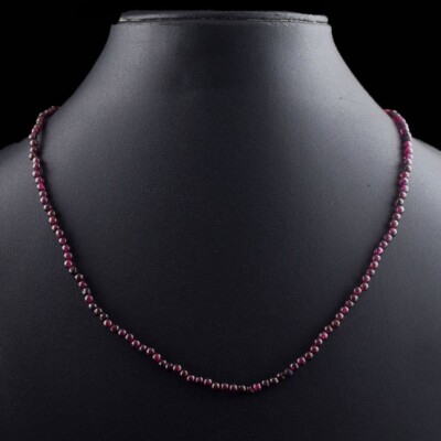 Best Quality Ever Red Garnet 56. Cts Awesome Beaded Elegant Necklace VK 29 E643