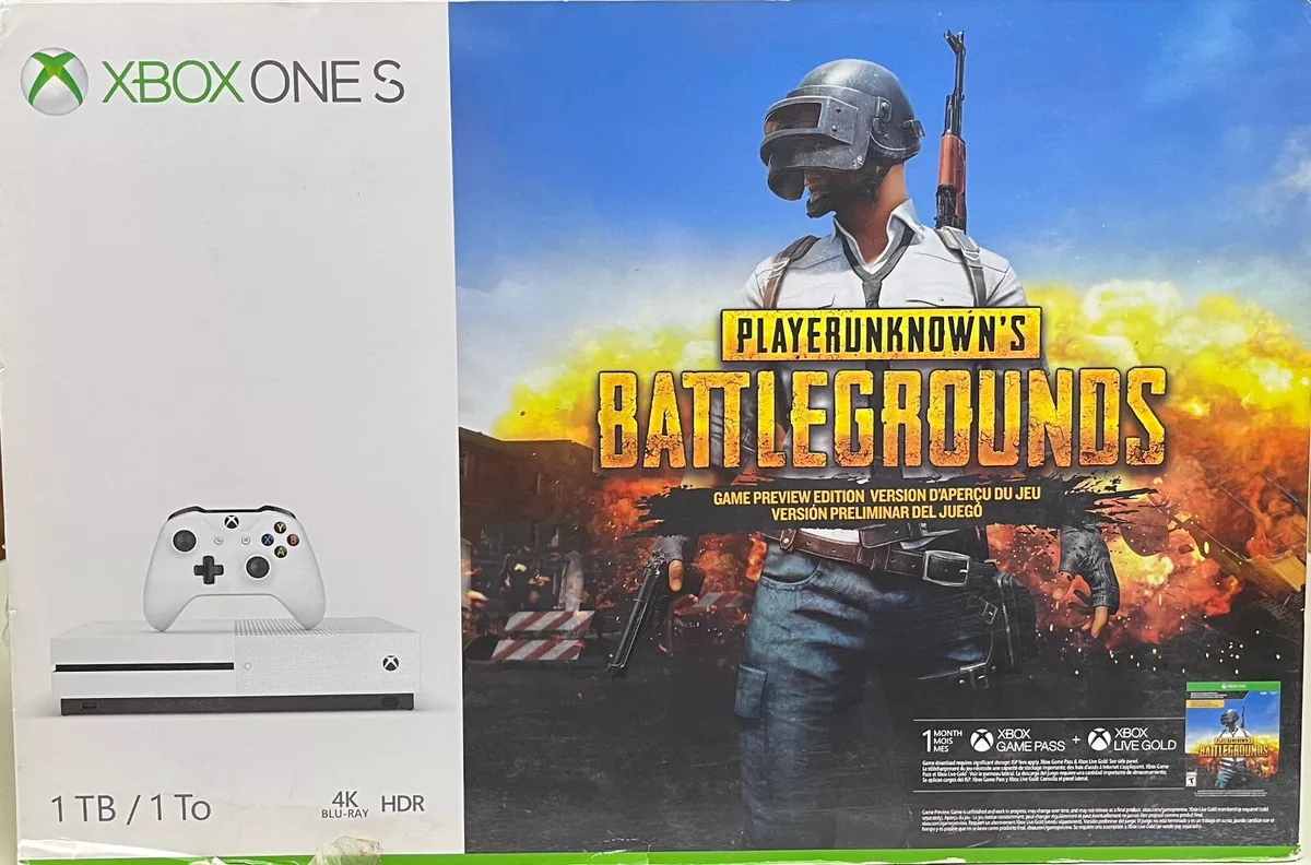 NEW Sealed Microsoft Xbox One S White 1TB Console Playerunknown s