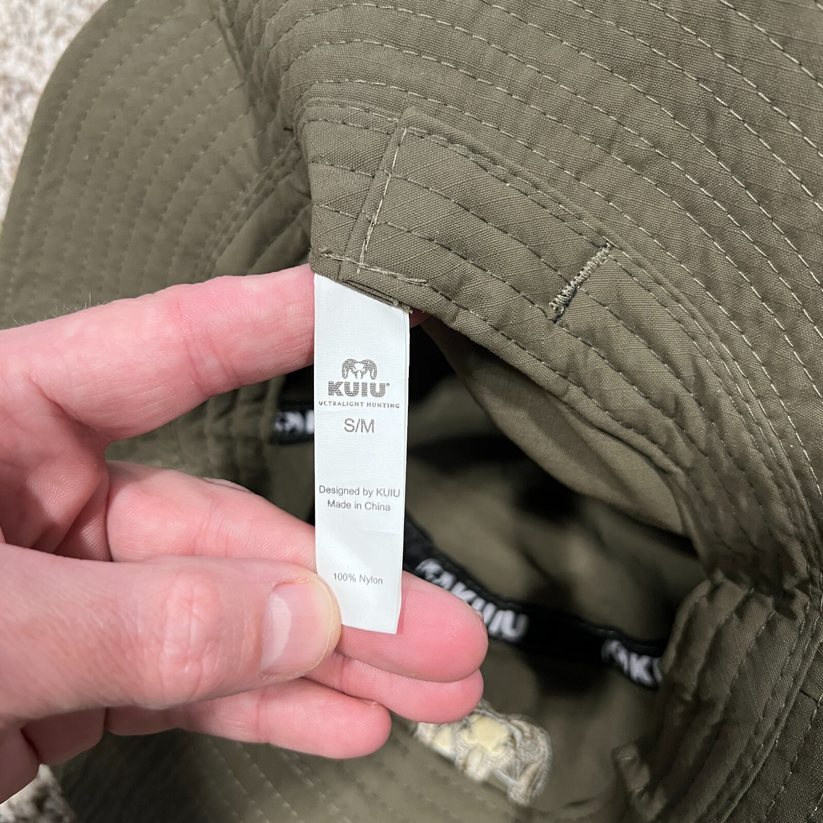 KUIU Original Boonie Hat Olive Green Size S/M Bucket Sun Ultralight