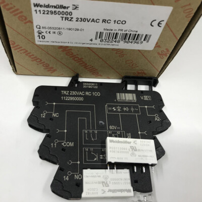 1pc WEIDMULLER RSS113060 60VDC Power Relay with TRZ 230VAC RC 1CO ...
