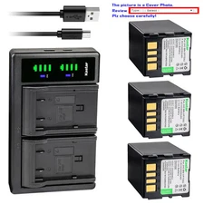 Kastar Battery LTD2 Charger for JVC BN-VF733 & JVC GR-D239EY GR-D239EZ GR-D239US
