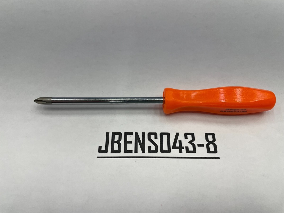 Snap-on Tools USA NEW ORANGE Mini Hard Grip #1 Phillips