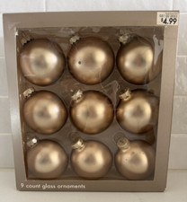 Glass Ornaments Made in USA Vintage