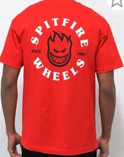 Zumiez Spitfire Bighead Classic Red T-Shirt SIZE SM AND MD