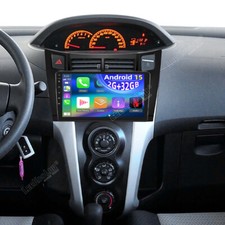 For Toyota Yaris 2008-2011 Car Stereo Radio Android 15.0 Apple Carplay Gps Wifi