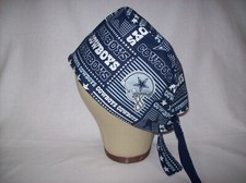 Men/Women Surgical Scrub Cap Lined Dallas Very Cool 100 Cotton