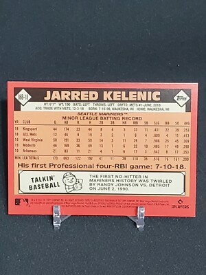 Jarred Kelenic 2021 Topps Update 1986 Blue Rookie Parallel