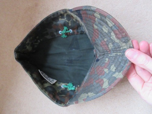 3 German Army Camouflage Flecktarn Caps, Small Size 53/ 58 - Picture 5 of 19