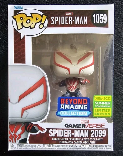 Funko Pop! Marvel 2022 COMIC CON Spider-Man 2099 BEYOND #1059 Exclusive Vaulted