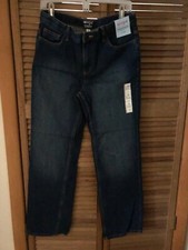 CAT  JACK BOY'S RELAXED FIT STRAIGHT LEG DARK BLUE DENIM JEANS-16 HUSKY-NWT