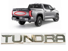 Tailgate Insert Letter For 2022-2024 Tundra Accessories Chrome Emblem Rear Badge