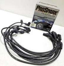 9650 Prospark Platinum Ignition Wire Set 7mm Black Made In USA 9650