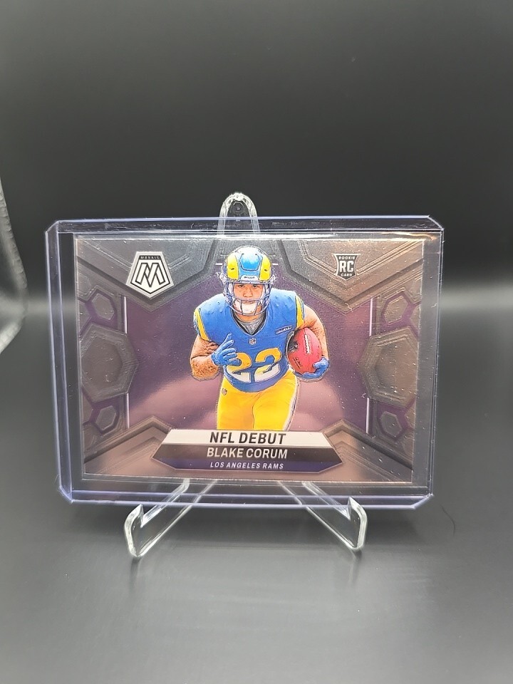 2024 Panini Mosaic Blake Corum RC Rookie NFL Debut Base Rams #278