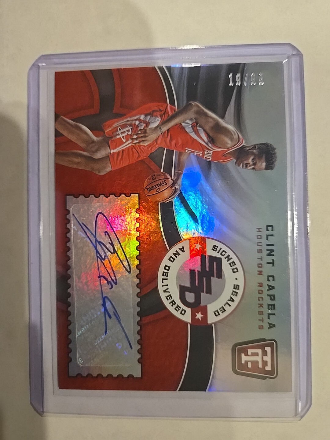 Clint Capela 2017 Signed Sealed & Delivered Auto /99