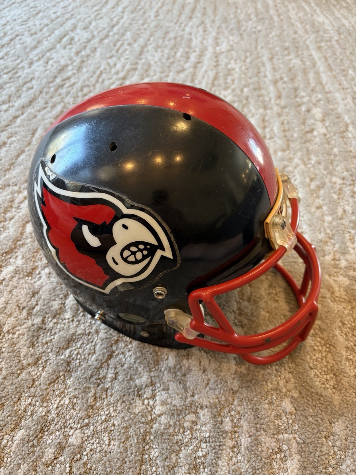 Louisville Cardinals BIKE AiR Power 1983 Vintage Game Used NCAA Football Helmet