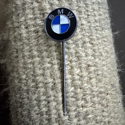 Vintage BMW Logo Stick Pin Badge Emblem Enamel Marked Car Motorcycle