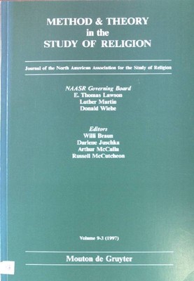 Method & theory in the study of religion. Journal of North American association