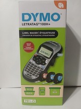 DYMO Portable Printer Handheld Label Maker Black Silver Letratag 100H New