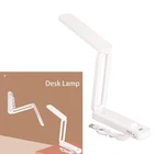 Desk Lamp Foldable Portable Plug In Soft Light Table Lamp For Office Home❀