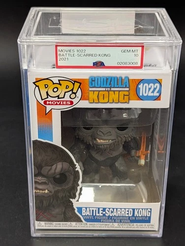 Godzilla vs Kong Battle Scarred Kong Funko Pop Movies #1022 PSA 10 GEM MINT
