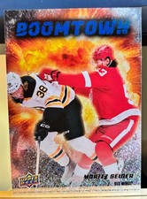 Moritz Seider - Red WIngs: 2025-26 Upper Deck Series 2 - Boomtown Speckle #BT-4